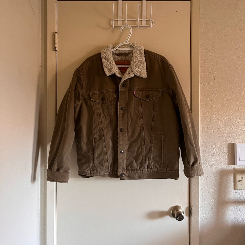 Levi’s Canvas Type III Sherpa Trucker Jacket